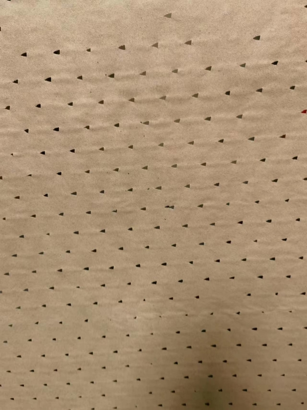 Smooth Surface 1.2mm Thickness Perforated Kraft Paper For Packaging