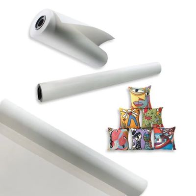 Ruloir de papier de sublimation par transfert thermique blanc 8 kg/cm2 Pour un stockage efficace Conserver au frais et au sec